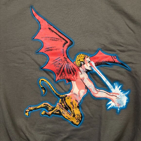 Black Sabbath Paranoid Rock Oversized Crewneck Sweater Size Large - Picture 2 of 4